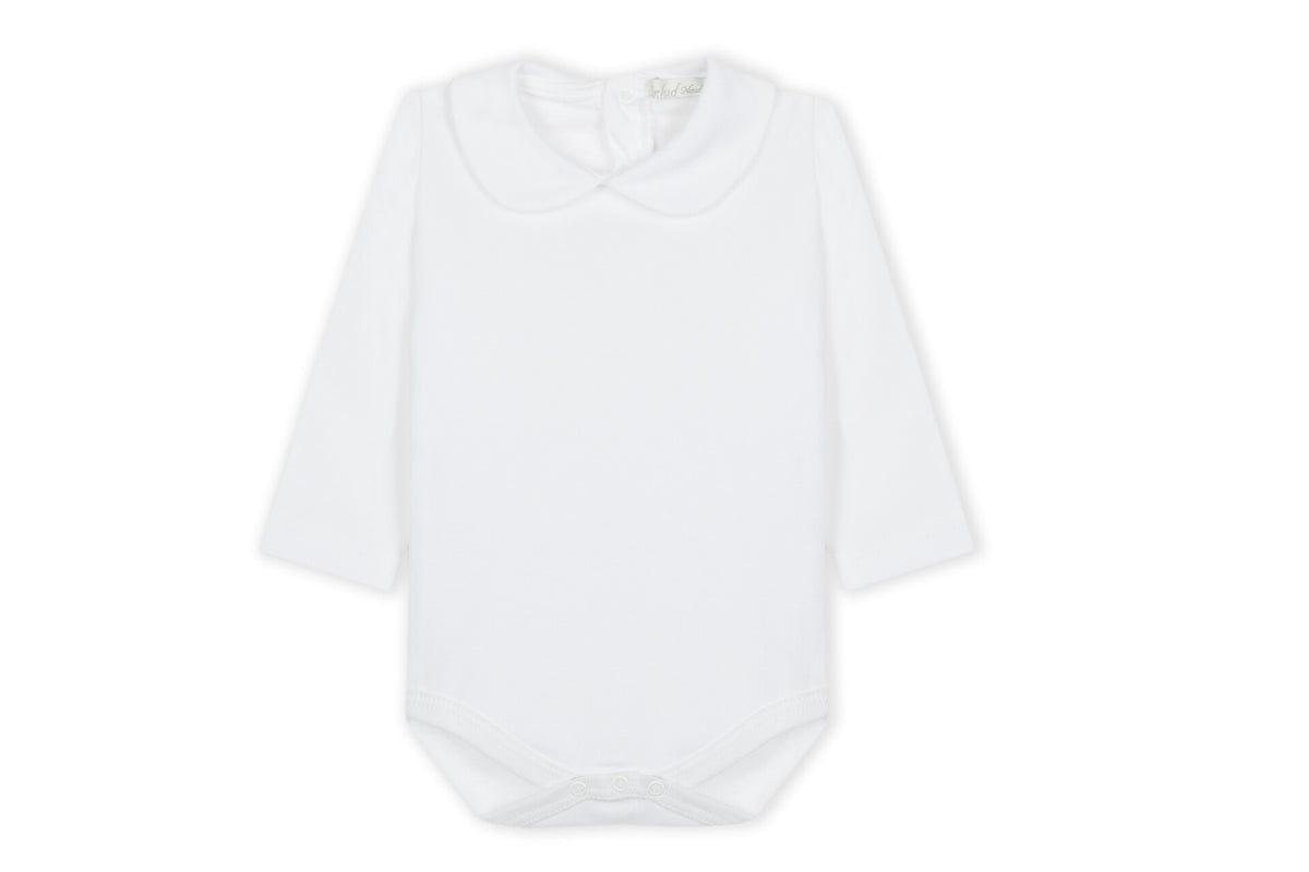 Conjunto Body blanco + Peto Verde Garrafa