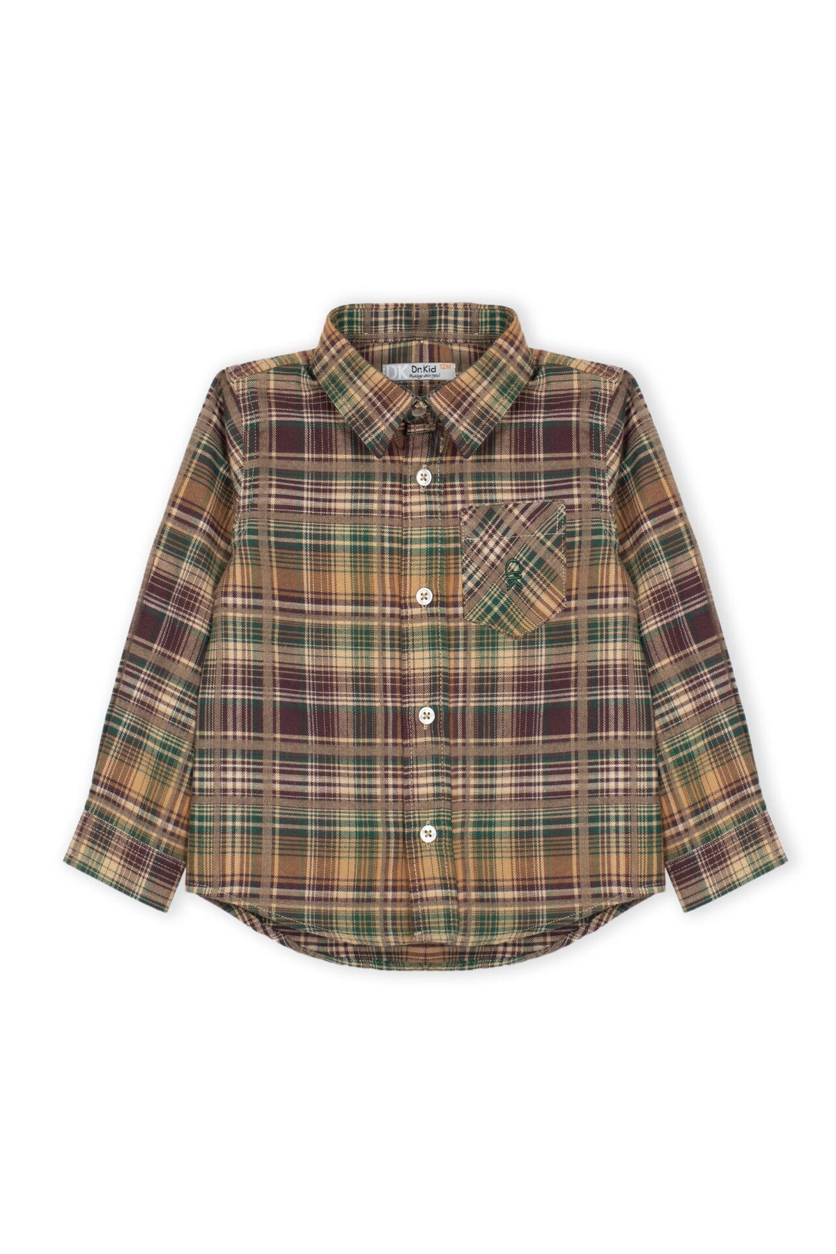 Camisa Niño Castanho