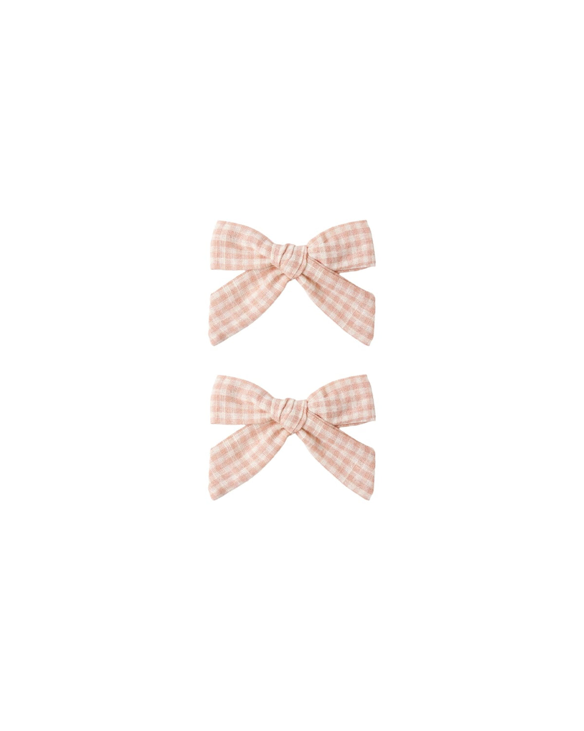 BOWS,	SET	OF	2	||	PETAL	GINGHAM