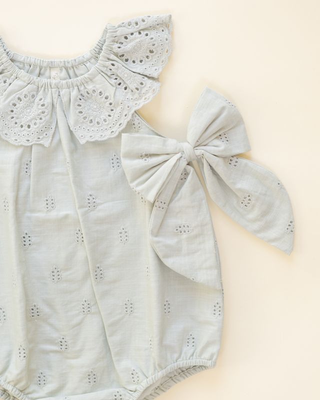 MYLA ROMPER || SEAFOAM