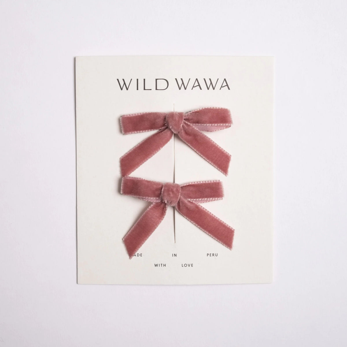 Velvet Bows - Rosewood