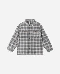 POCKETED FLANNEL SHIRT WINTER PLAID