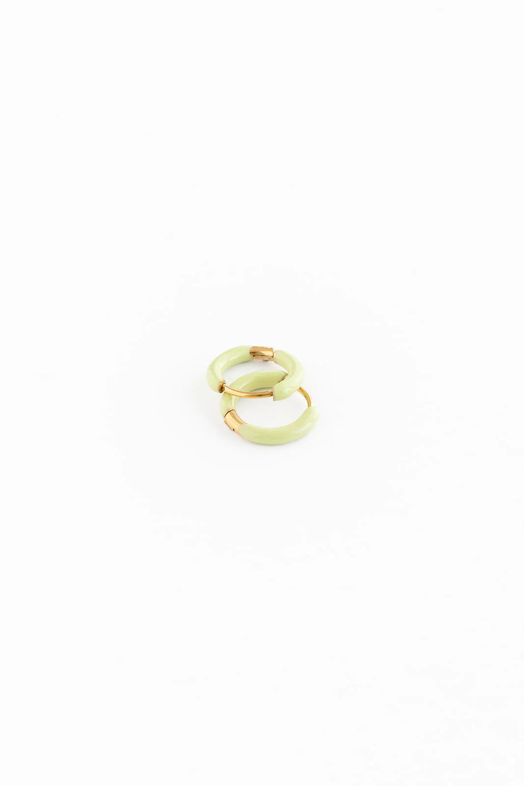 Enamel Hoop Lime
