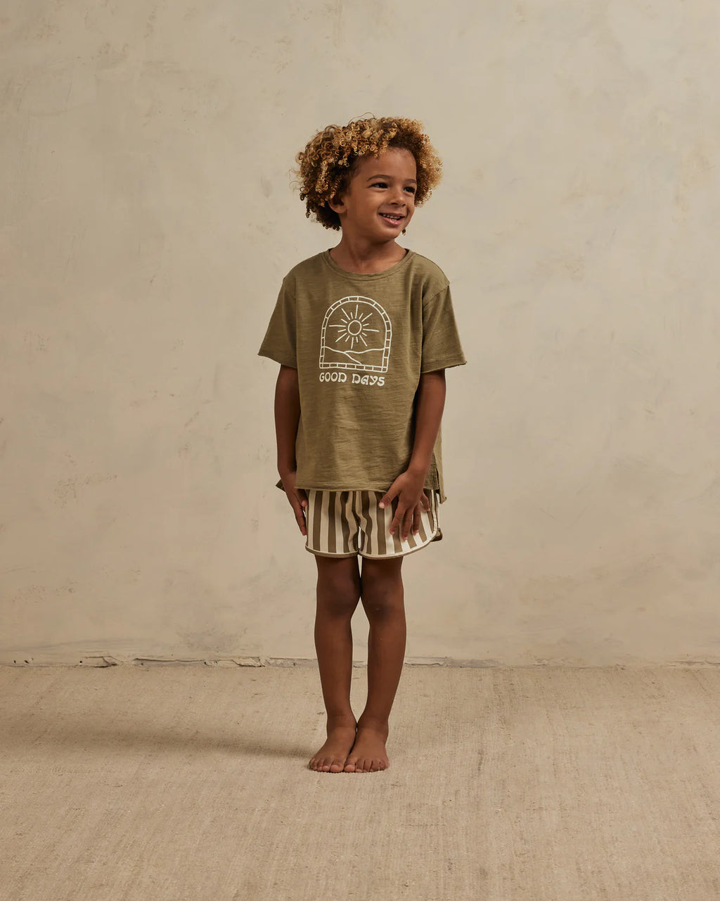 Raw edge tee - Good days