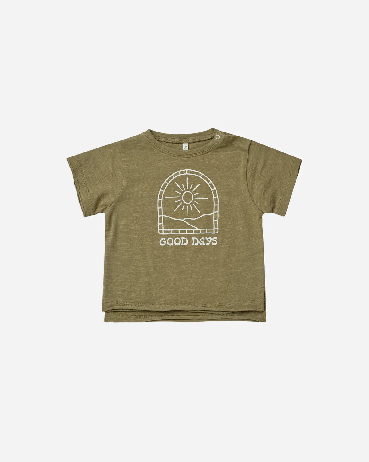 Raw edge tee - Good days