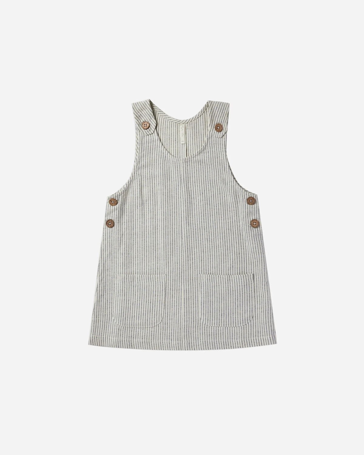 Overall Dress, Railroad Stripe