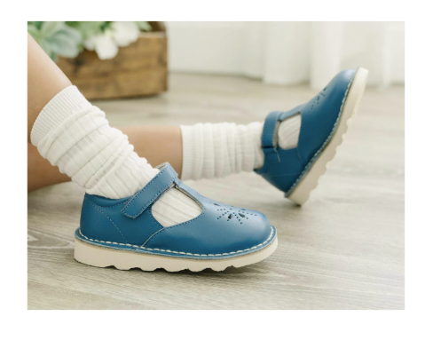Alix Wedge Mary Jane- Blue